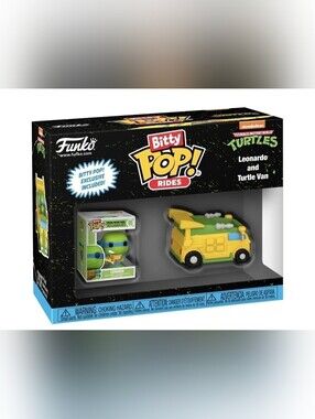 Funko Bitty Pop! Rides: Teenage Mutant Ninja Turtles - Leonardo and Turtle Van